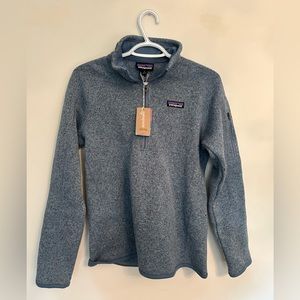 Blue Patagonia Fleece 1/4 zip
